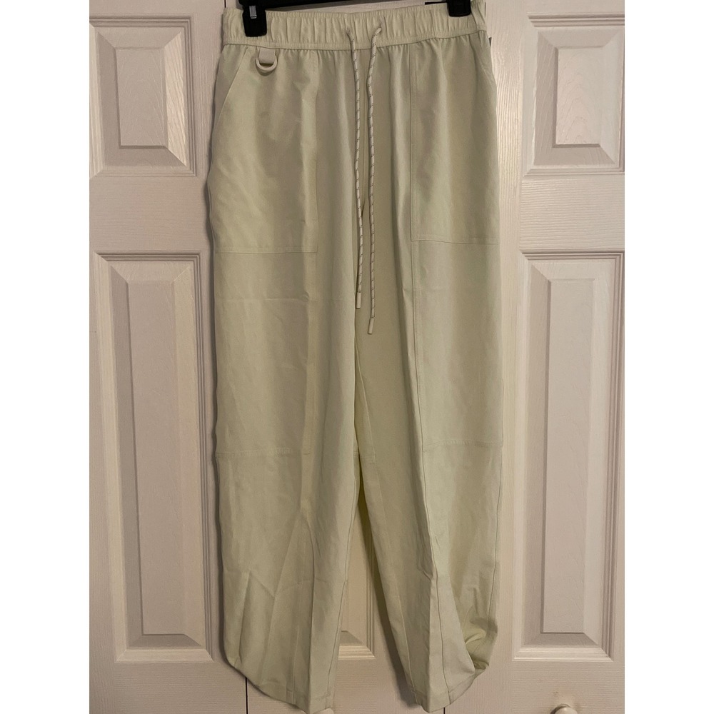 CALIA Womens High-Rise Jogger Sage Dune Relaxed Fit Ankle Pants WAX14226 Size 8
